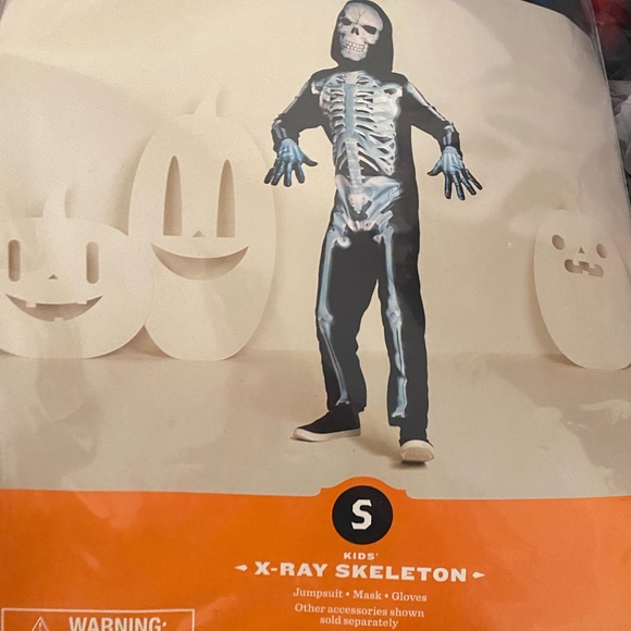 Hyde and Eek X-Ray Skeleton Halloween Costume  Kid Size SMALL New in Package - Picture 4 of 4
